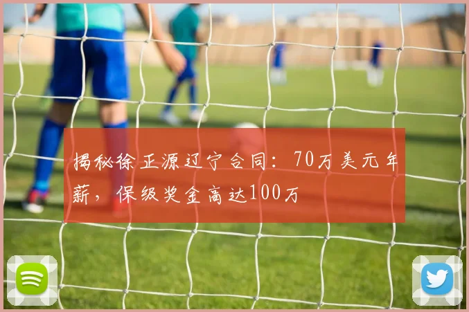 揭秘徐正源辽宁合同：70万美元年薪，保级奖金高达100万